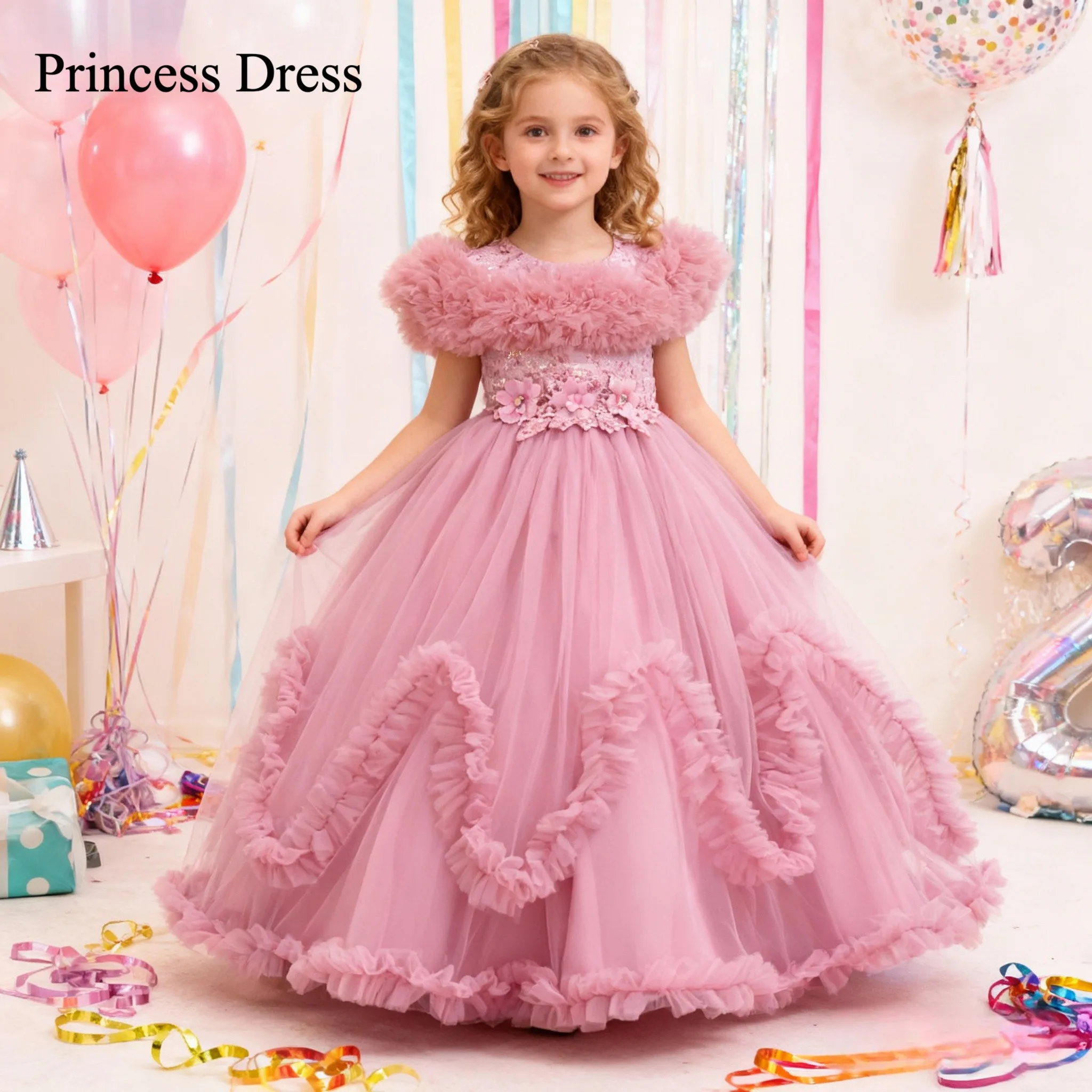 Girls Elegant Princess Dress Glitter Birthday Party Gown for Kids Stage Show Wedding Christmas Costume Fairy Tale Ball Gown
Girls Elegant Princess Dress Glitter Birthday Party Gown for Kids Stage Show Wedding Christmas Costume Fairy Tale Ball Gown
