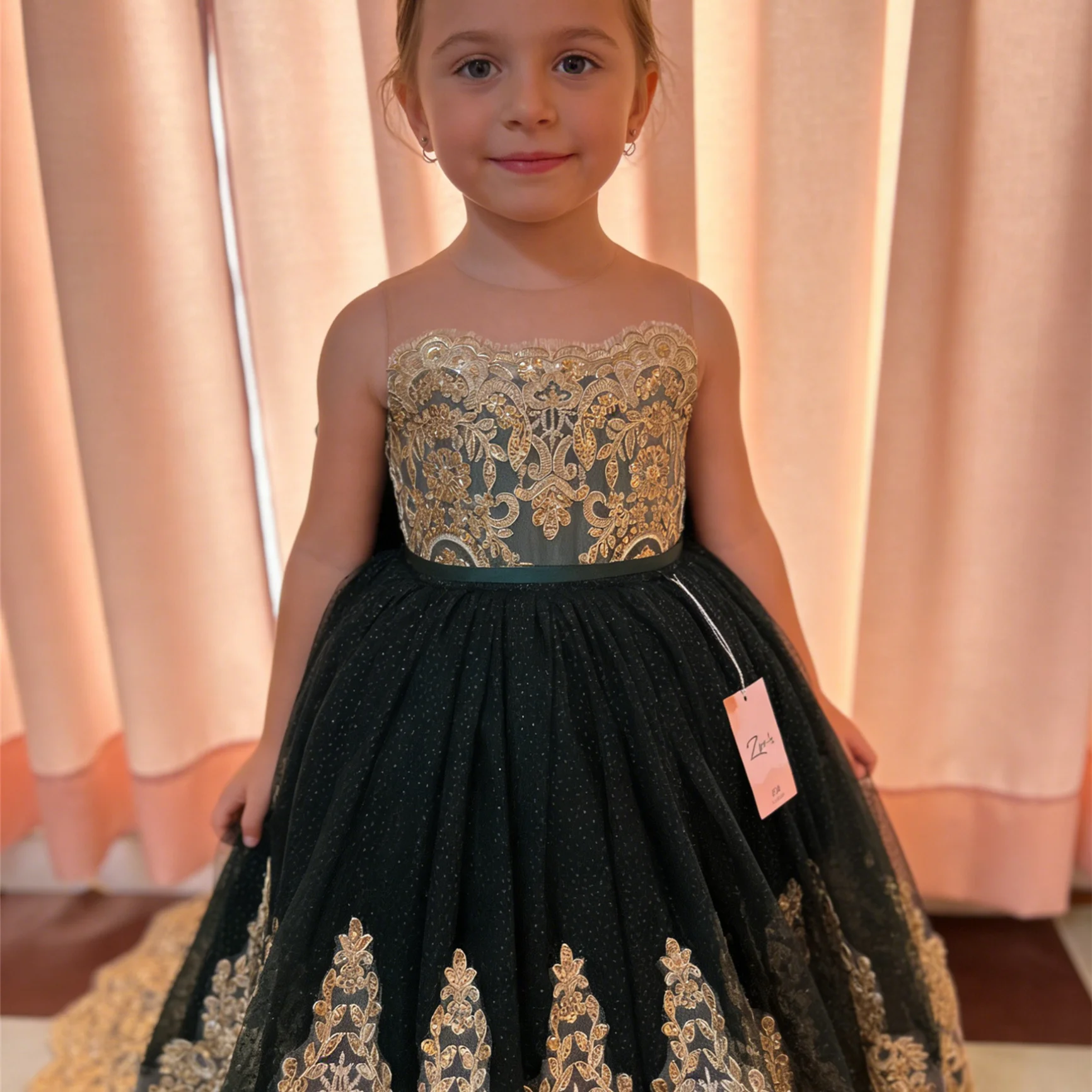Customized Flower Girl Dress for Wedding Appliques Bow Long Sleeve High Waist Floor Length Kids Birthday First Communion Gown
Customized Flower Girl Dress for Wedding Appliques Bow Long Sleeve High Waist Floor Length Kids Birthday First Communion Gown