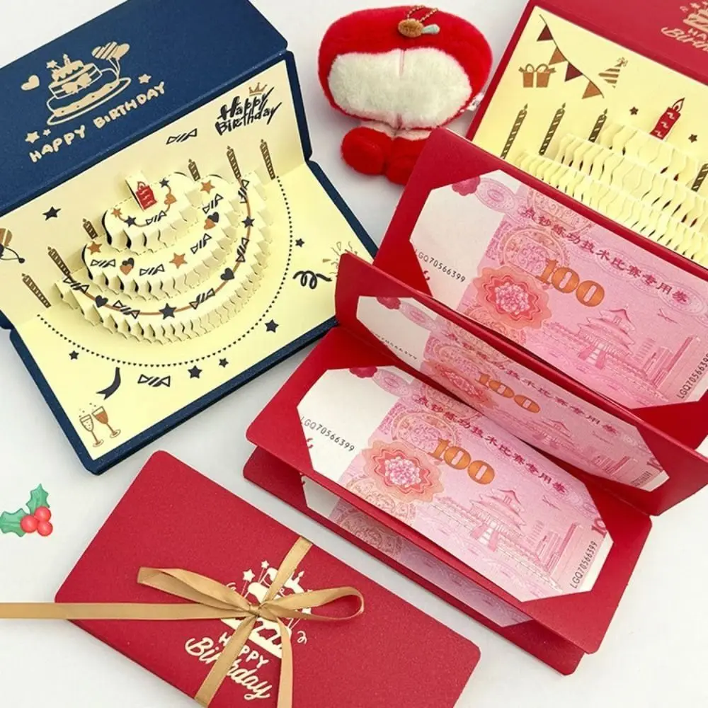 3D Birthday Red Envelope Greeting Card Birthday Red Envelope Foldable Musical Light Greeting Card Multiple Card Slots
3D Birthday Red Envelope Greeting Card Birthday Red Envelope Foldable Musical Light Greeting Card Multiple Card Slots