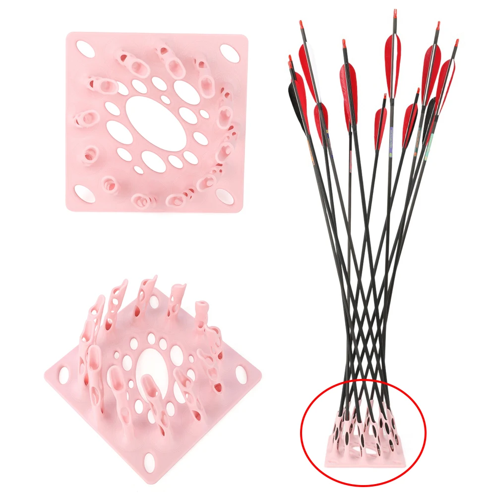Archery Arrow Base 3D-printed Plastic Arrow Holder Storage Arrows Portable for Recurve Compound Bow Shooting Target Practice
Archery Arrow Base 3D-printed Plastic Arrow Holder Storage Arrows Portable for Recurve Compound Bow Shooting Target Practice