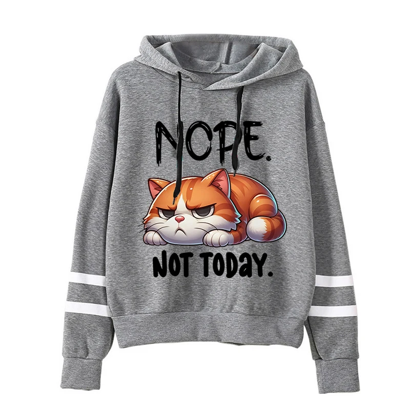 Kawaii Nope Not Today Hoodies Sweatshirts Funny Cat Anime Manga Grey Hoodies Bluzy Tops Hoodies Clothes Girls Sweatshirt Tops
Kawaii Nope Not Today Hoodies Sweatshirts Funny Cat Anime Manga Grey Hoodies Bluzy Tops Hoodies Clothes Girls Sweatshirt Tops