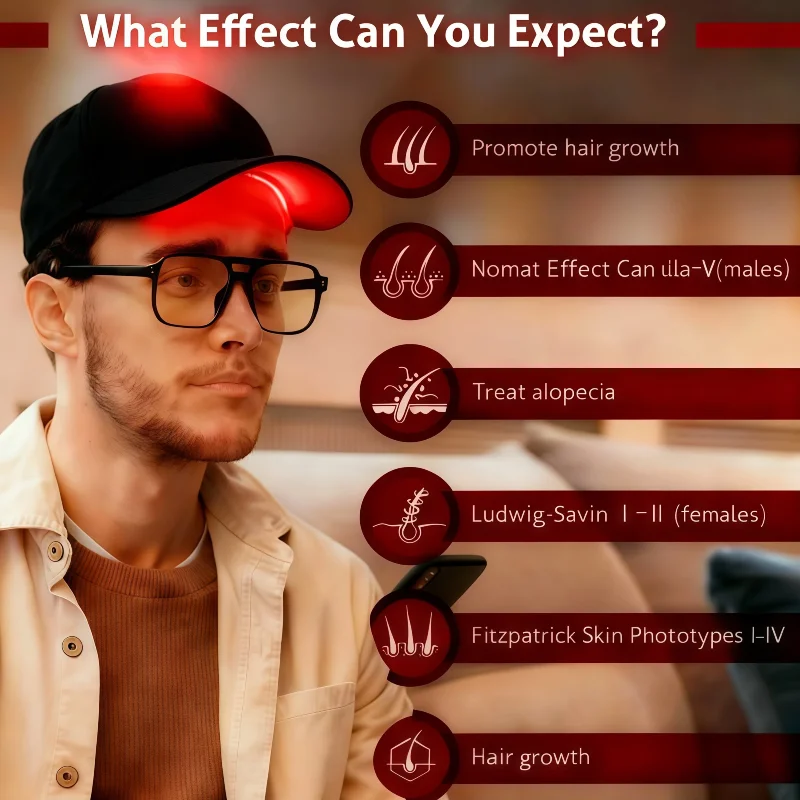 Medical Grade Red & Infrared Light Therapy Hair Growth Cap for Effective Hair Loss Treatment, USB Rechargeable Anti-Hair Loss
Medical Grade Red & Infrared Light Therapy Hair Growth Cap for Effective Hair Loss Treatment, USB Rechargeable Anti-Hair Loss