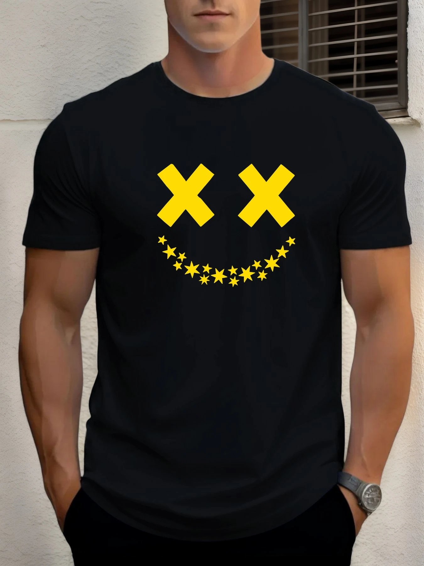T Shirt For Men Fork Star 100% Cotton Graphic Printing Summer Round Neck T-Shirt Casual Breathable Street Style Daily Top
T Shirt For Men Fork Star 100% Cotton Graphic Printing Summer Round Neck T-Shirt Casual Breathable Street Style Daily Top