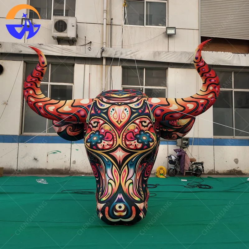 Giant Inflatable colorful Monsters Angry Bull head for Advertising Event Decorate Inflatable Cartoon Bull Animal
Giant Inflatable colorful Monsters Angry Bull head for Advertising Event Decorate Inflatable Cartoon Bull Animal