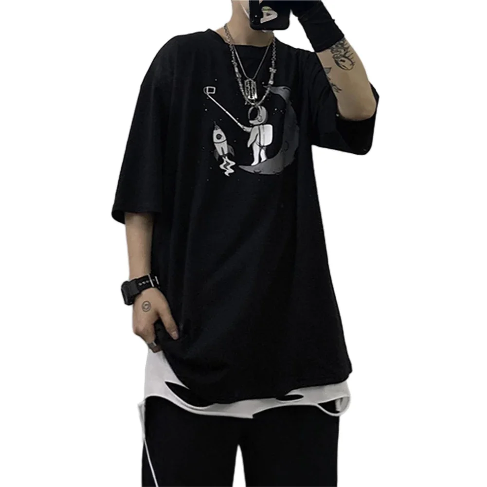 High Street Oversized 2XL Loose Hip Hop Tee Streetwear Fashionable Design Lightweight Fabric O-neck Regular Length Casual Outing
High Street Oversized 2XL Loose Hip Hop Tee Streetwear Fashionable Design Lightweight Fabric O-neck Regular Length Casual Outing