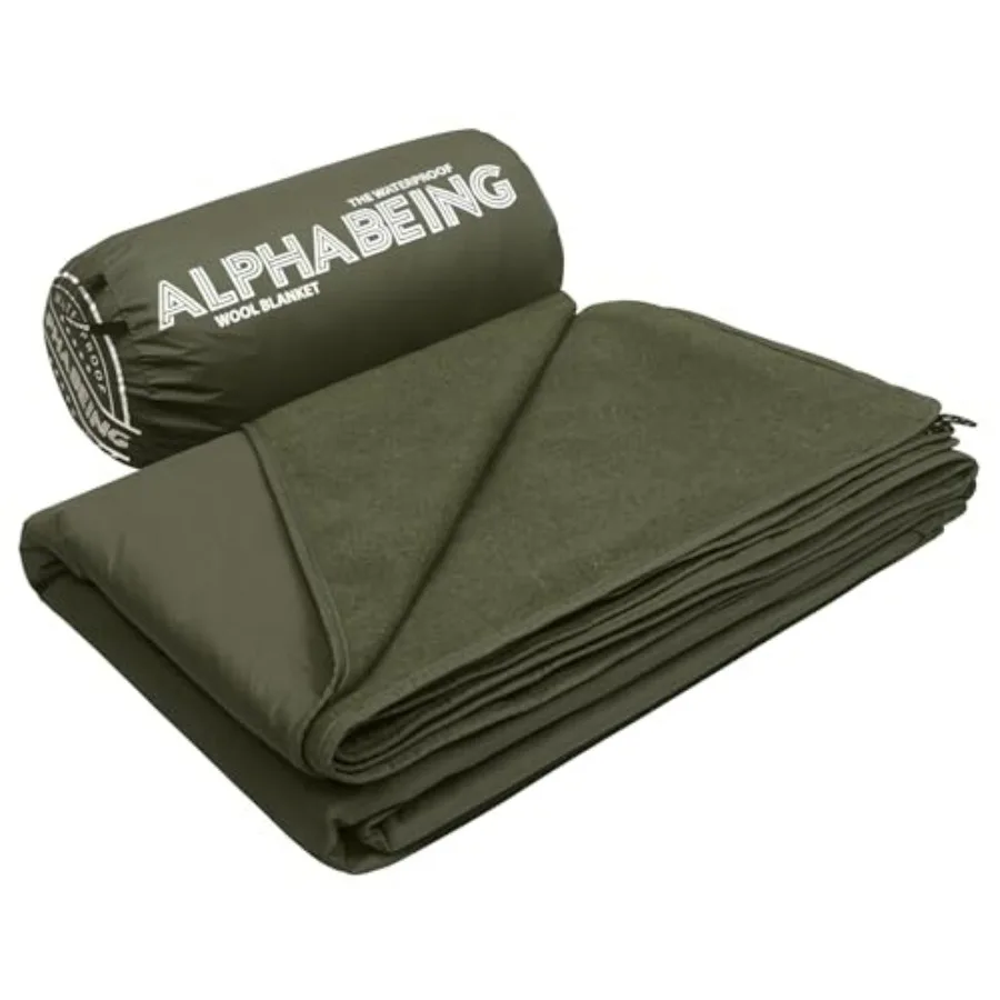 Waterproof Outdoor Blanket for Camping, Picnics, Concerts, and More: Merino Wool, Olive, Extra Thick Warm and Windproof, Packab
Waterproof Outdoor Blanket for Camping, Picnics, Concerts, and More: Merino Wool, Olive, Extra Thick Warm and Windproof, Packab