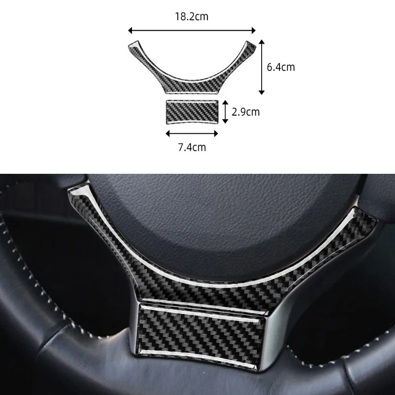 Carbon Fiber Car Steering Wheel Sticker Decal Interior Trim Cover for Lexus CT200h 2011-2017 Accessories
Carbon Fiber Car Steering Wheel Sticker Decal Interior Trim Cover for Lexus CT200h 2011-2017 Accessories