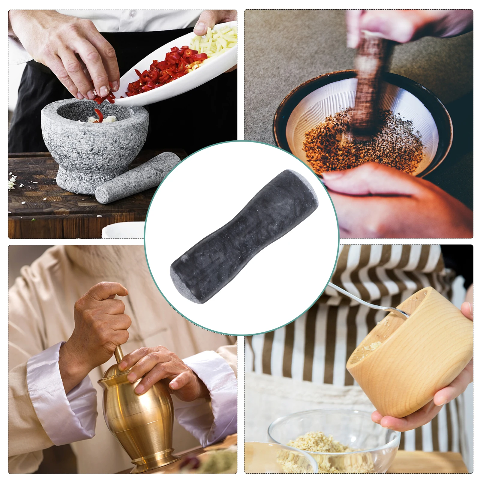 Grinding Rod Stick Stone Pestle Food Masher Kitchen Gadgets Utensils Garlic Pounder Handheld Pestle Tool Lab Use
Grinding Rod Stick Stone Pestle Food Masher Kitchen Gadgets Utensils Garlic Pounder Handheld Pestle Tool Lab Use