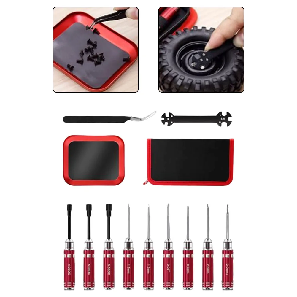 12pcs Tool Kit Screwdriver Set Remote Car Tool Kit Slotted/Phillips/Hexagonal Remote Control Car Screw Set Hand Tools
12pcs Tool Kit Screwdriver Set Remote Car Tool Kit Slotted/Phillips/Hexagonal Remote Control Car Screw Set Hand Tools