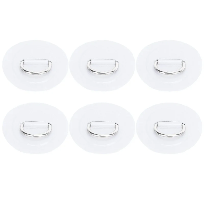 6 Pcs Inflatable Boat DRing Pad Patch PVC Durable Marine Stainless Steel Fixed Buckle(White )
6 Pcs Inflatable Boat DRing Pad Patch PVC Durable Marine Stainless Steel Fixed Buckle(White )