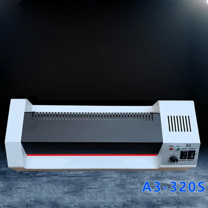 A3-320S A3 Plastic Sealing Machine, 32CM Hot and Cold Laminating Machine, Multi-Roller Wrapping and Forming 220V
A3-320S A3 Plastic Sealing Machine, 32CM Hot and Cold Laminating Machine, Multi-Roller Wrapping and Forming 220V