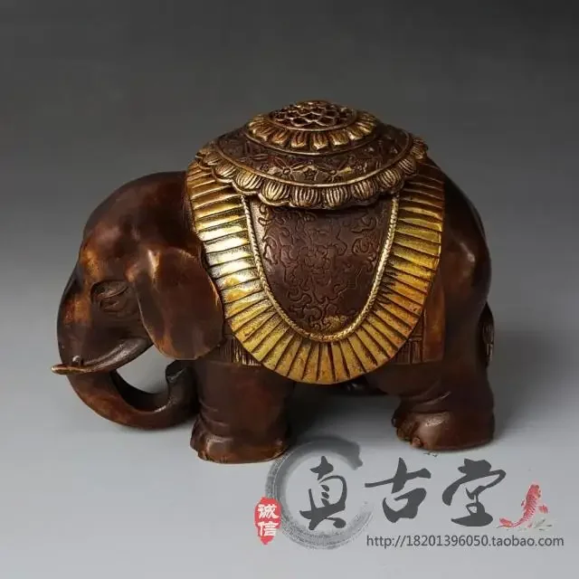 Antique Imitation Home Decoration Chinese Brass Elephant Incense Burner Pure Copper Censer Business Gift
Antique Imitation Home Decoration Chinese Brass Elephant Incense Burner Pure Copper Censer Business Gift