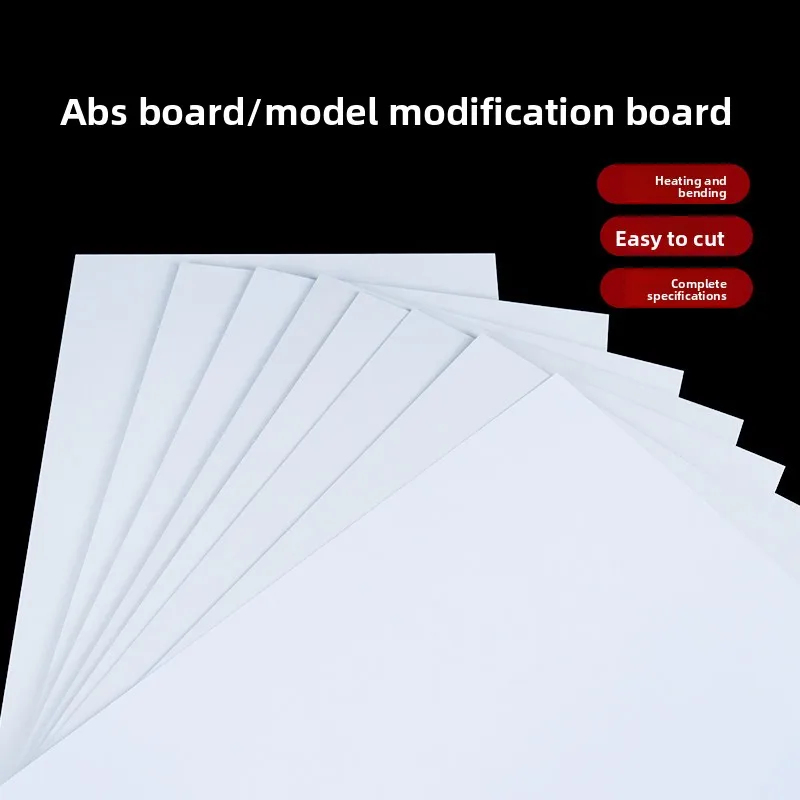 White ABS Plastic Plate For DIY Sand Table Architecture Model Transformation Wall Building Material Customizable
White ABS Plastic Plate For DIY Sand Table Architecture Model Transformation Wall Building Material Customizable