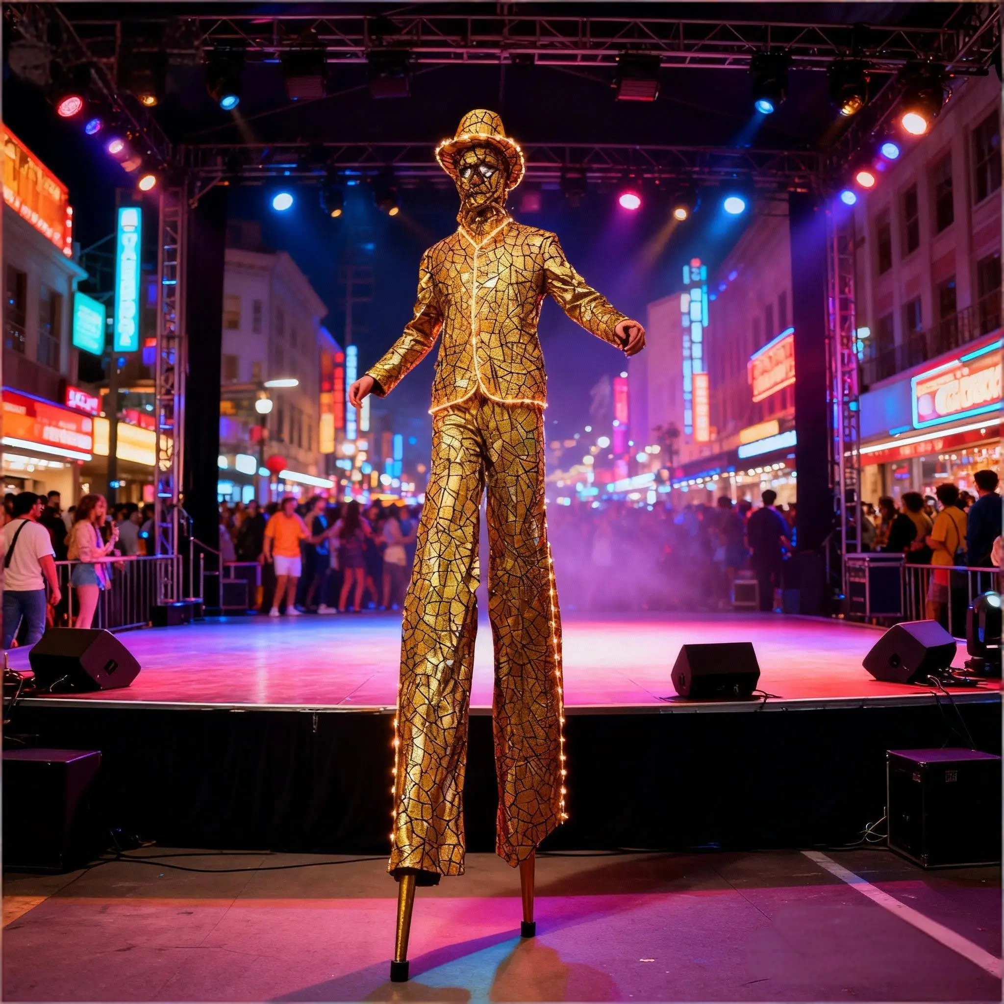 Светодиодный костюм робота-штаттлбота с пайетками для косплея - Блестящий наряд для Хэллоуина, карнавала и выступлений
Светодиодный костюм робота-штаттлбота с пайетками для косплея - Блестящий наряд для Хэллоуина, карнавала и выступлений