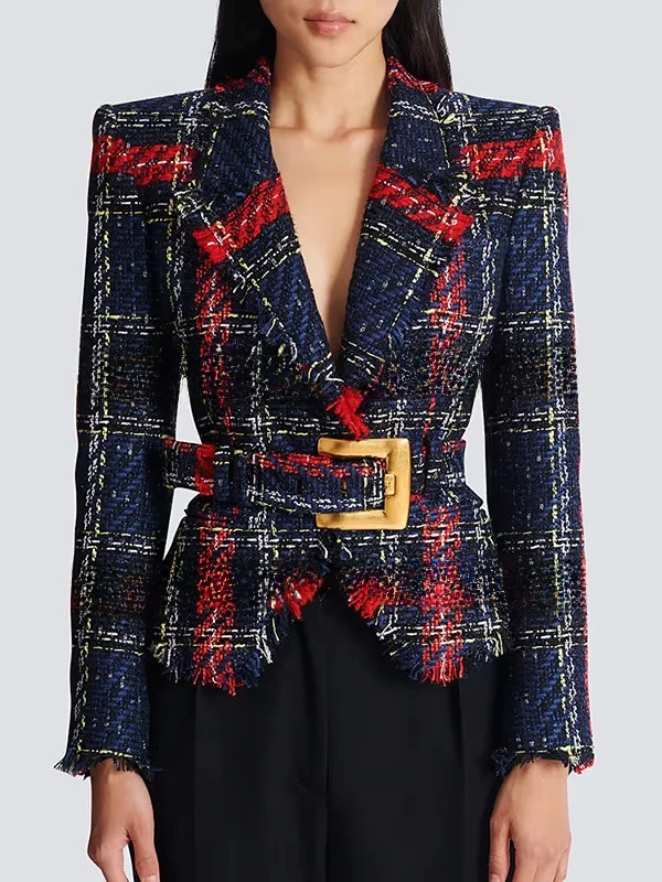 Весенняя коллекция 2026: Приталенный твидовый жакет с поясом, современный стиль, высокая талия, капюшон, для женщин, гарантированное тепло, модные полоски
Весенняя коллекция 2026: Приталенный твидовый жакет с поясом, современный стиль, высокая талия, капюшон, для женщин, гарантированное тепло, модные полоски