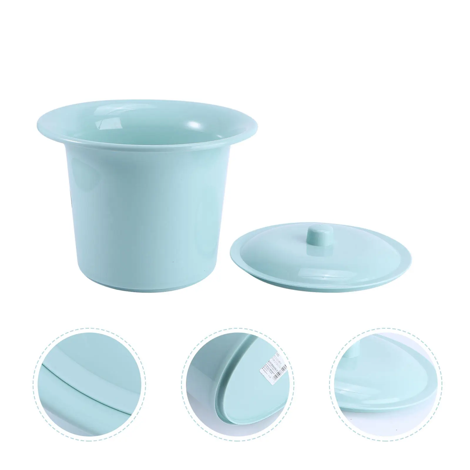 1Pcs Plastic Bedpan with Lid Compact Lightweight Easy Storage Spittoon for Old People Kids Home Urinal Pail Chamber Pot
1Pcs Plastic Bedpan with Lid Compact Lightweight Easy Storage Spittoon for Old People Kids Home Urinal Pail Chamber Pot
