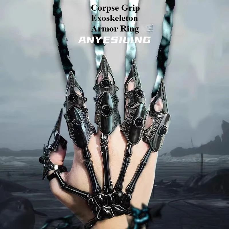 Demonic Armor, Skeleton Skeleton Frame, Ring Exoskeleton, Wristband, Movable Joints Can Be Adjusted, Accessory
Demonic Armor, Skeleton Skeleton Frame, Ring Exoskeleton, Wristband, Movable Joints Can Be Adjusted, Accessory