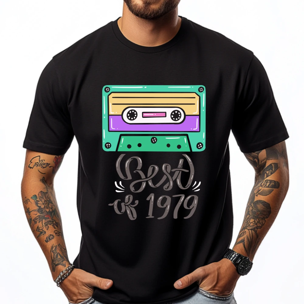 1979 Birthday Cassette Graphic Shirts Student Limited Time Special Christmas Mother's Day Gifts Idea 
1979 Birthday Cassette Graphic Shirts Student Limited Time Special Christmas Mother's Day Gifts Idea