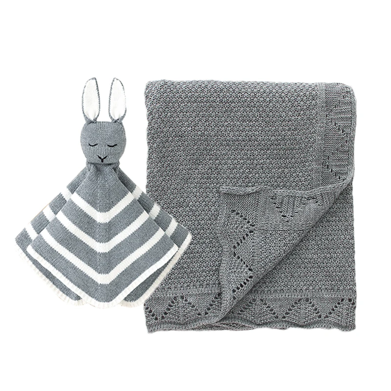Baby Knitted Blankets with Bunny Sleeping Toys Soft Swaddle For Newborn Cute Rabbit Cartoon Plaid Infant Gifts Toddler Bedding S
Baby Knitted Blankets with Bunny Sleeping Toys Soft Swaddle For Newborn Cute Rabbit Cartoon Plaid Infant Gifts Toddler Bedding S