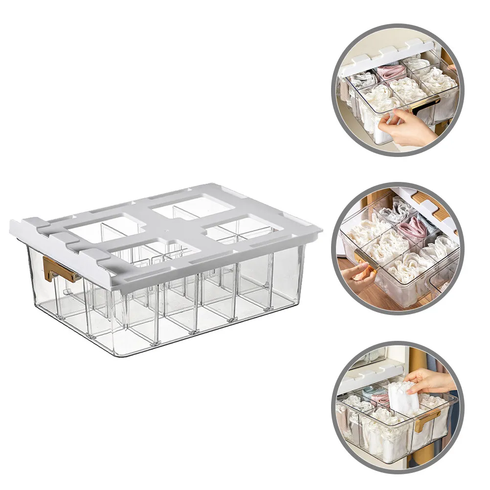 Multi-Grid Transparent Underwear Storage Box Drawer Type Sock Organizer Closet Organizer Closet Storage Holder
Multi-Grid Transparent Underwear Storage Box Drawer Type Sock Organizer Closet Organizer Closet Storage Holder