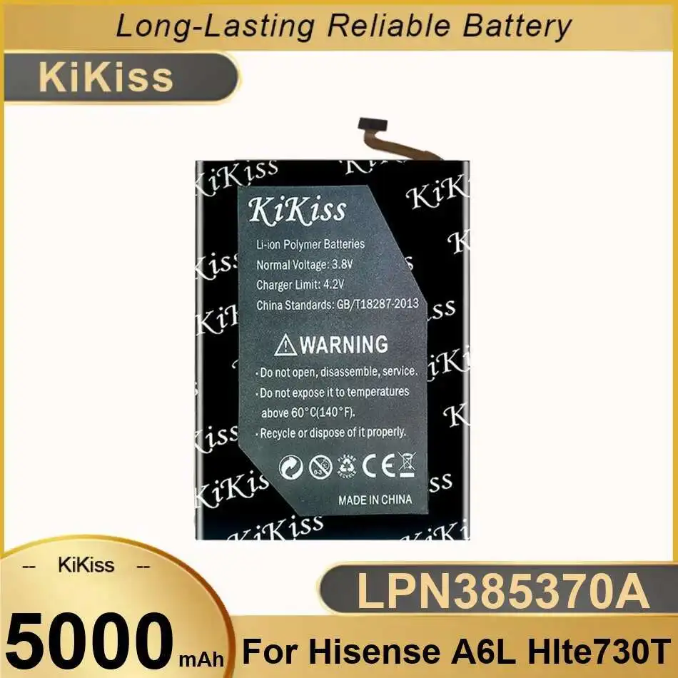 Аккумулятор мобильного телефона LPN385370A емкостью 5000 мАч для Hisense A6L HLTE730T, высокая производительность
Аккумулятор мобильного телефона LPN385370A емкостью 5000 мАч для Hisense A6L HLTE730T, высокая производительность