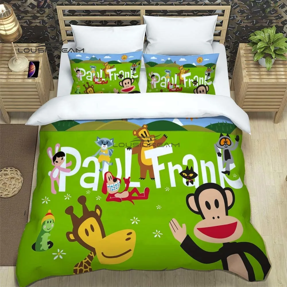 Комплект постельного белья с 3D-принтом Paul Frank, милый мультяшный Комплект постельного белья размера King Size для мальчиков и девочек, пододеяльник, наволочки
Комплект постельного белья с 3D-принтом Paul Frank, милый мультяшный Комплект постельного белья размера King Size для мальчиков и девочек, пододеяльник, наволочки