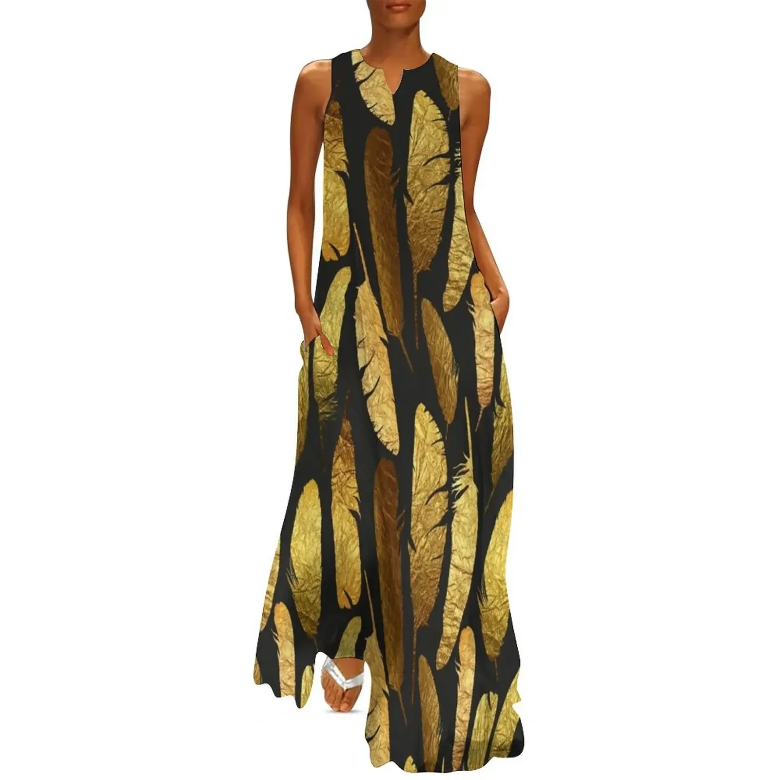 Golden feathers - Long Dress elegant chic wedding evening dresses prom dress 2025 dresses summer Dress
Golden feathers - Long Dress elegant chic wedding evening dresses prom dress 2025 dresses summer Dress