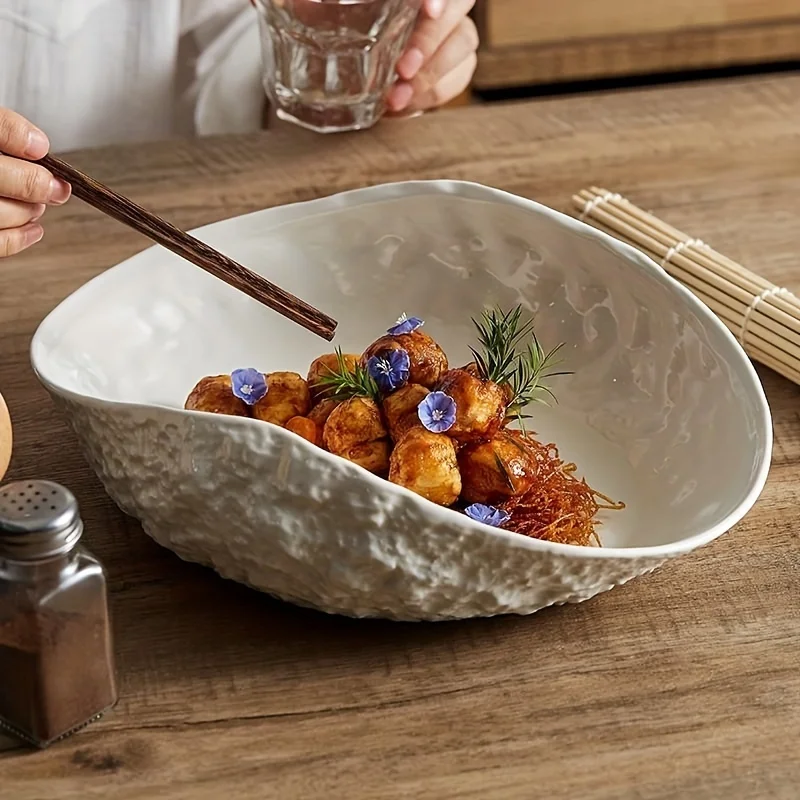 Shell Ceramic Soup Bowl Shaped Irregular Safe Serving Bowl Home Kitchen Restaurant Salad Noodle Dining Tableware Fruit Basin
Shell Ceramic Soup Bowl Shaped Irregular Safe Serving Bowl Home Kitchen Restaurant Salad Noodle Dining Tableware Fruit Basin