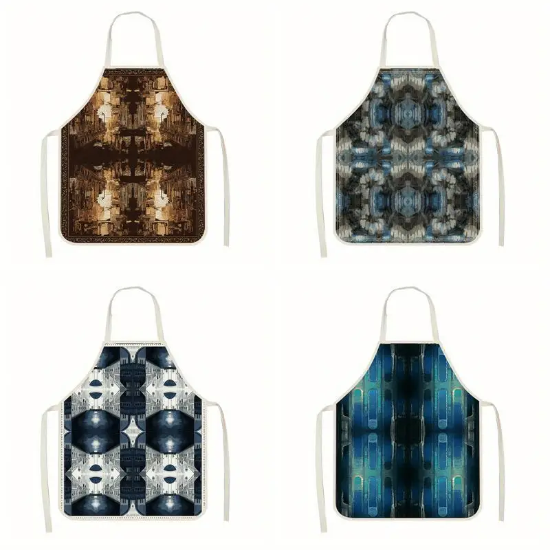Abstract Pattern Aprons Linen Apron, Suitable For Kitchen Cooking, Parent-Child Interaction, Painting And Other Scenarios
Abstract Pattern Aprons Linen Apron, Suitable For Kitchen Cooking, Parent-Child Interaction, Painting And Other Scenarios