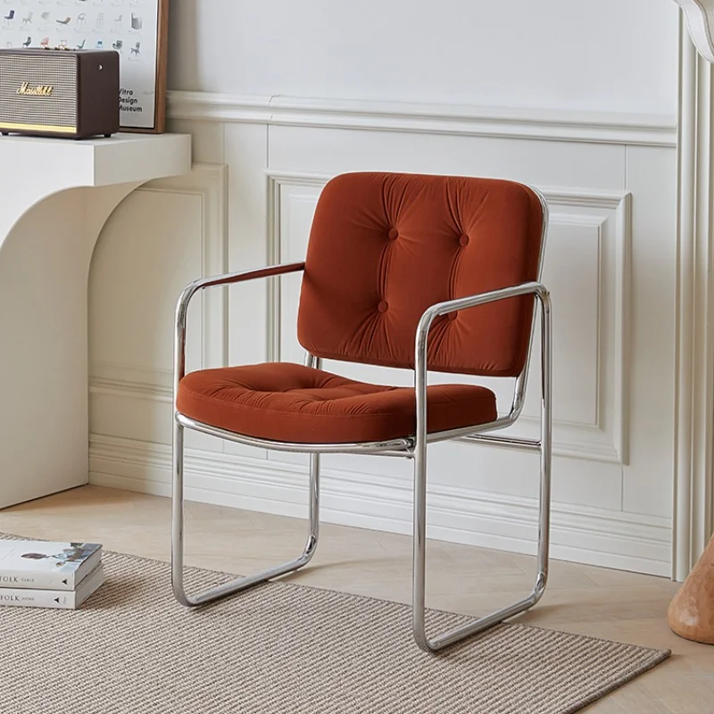 Single Arm Ergonomic Dining Chairs Nordic Modern Accent Simple Living Room Dining Chairs Relaxing Office Cadeira Home Furniture
Single Arm Ergonomic Dining Chairs Nordic Modern Accent Simple Living Room Dining Chairs Relaxing Office Cadeira Home Furniture