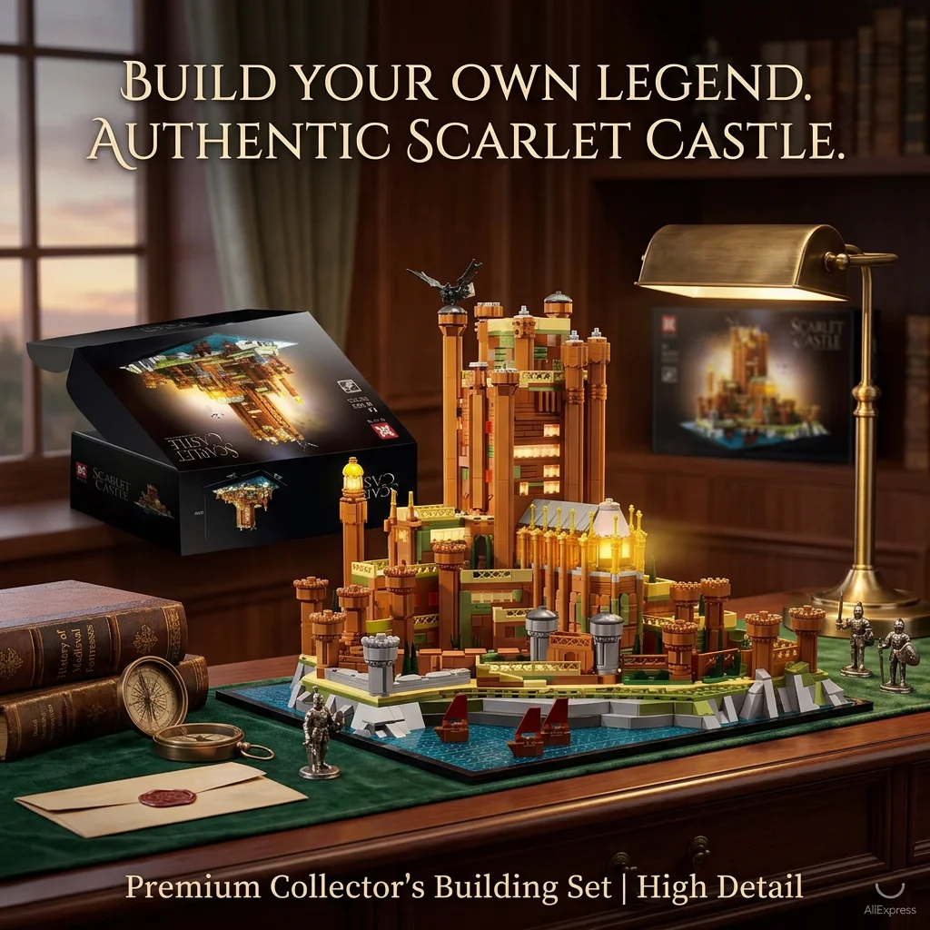 2374PCS Scarlet Castle Building Blocks Creative Game Thrones Modular Model Collection Display LED Assembly Toys for Adults Gifts
2374PCS Scarlet Castle Building Blocks Creative Game Thrones Modular Model Collection Display LED Assembly Toys for Adults Gifts