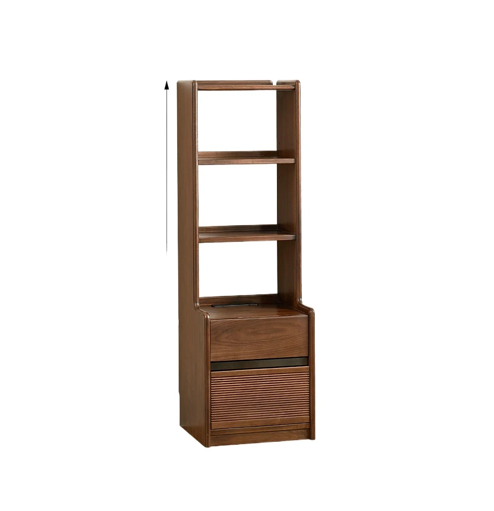 LMM shelf integrated bedroom solid wood movable storage bedside small narrow cabinet
LMM shelf integrated bedroom solid wood movable storage bedside small narrow cabinet