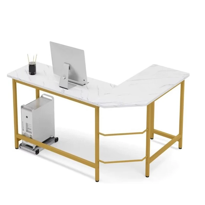 Simple Home L-shaped Office Furniture Wooden Writing Desk Metal Frame Corner Computer Desk
Simple Home L-shaped Office Furniture Wooden Writing Desk Metal Frame Corner Computer Desk