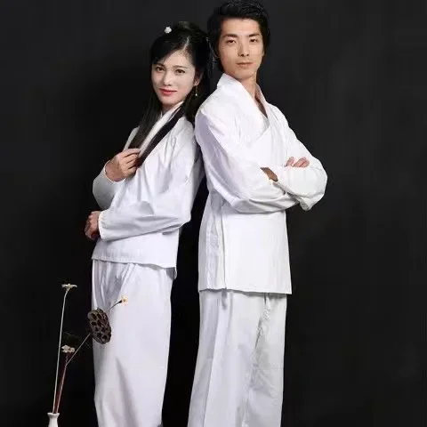 Chinese Hanfu Inner Wear Set Traditional Sleeping Outfit Unisex Men Women Lingerie Costume Base White Underwear Tops Pants Hanfu
Chinese Hanfu Inner Wear Set Traditional Sleeping Outfit Unisex Men Women Lingerie Costume Base White Underwear Tops Pants Hanfu