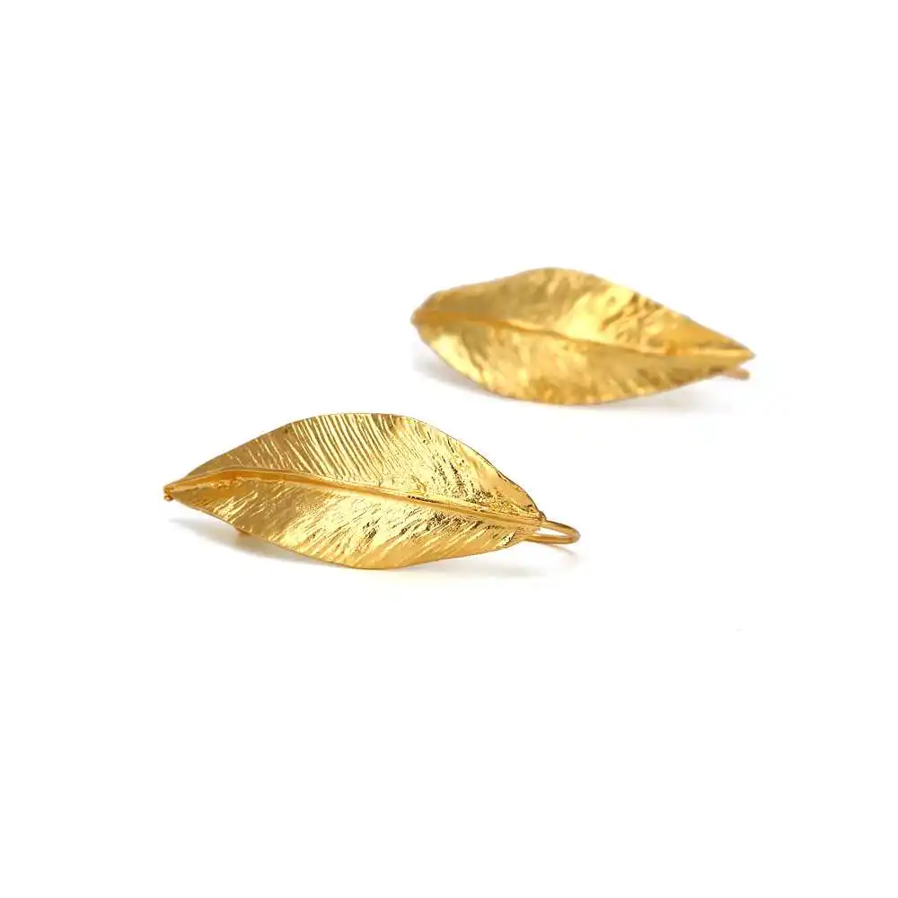 Bohemian style Baroque Golden leaves Earrings 18K Gift Diy Jewelry Holiday gifts Ear stud
Bohemian style Baroque Golden leaves Earrings 18K Gift Diy Jewelry Holiday gifts Ear stud