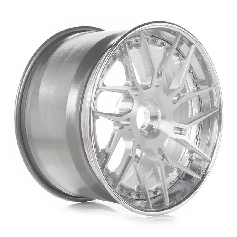 Multi Hollow Spoke Center Lock Wheel Hub 18 19 20 21 22 23 24 25 26 Inch Silver Aluminum Alloy 3 Piece Forged Wheel
Multi Hollow Spoke Center Lock Wheel Hub 18 19 20 21 22 23 24 25 26 Inch Silver Aluminum Alloy 3 Piece Forged Wheel