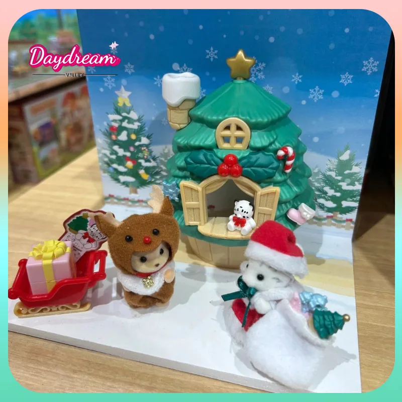 Новая фигурка животного Sylvanian Families Play House Toy Limited, рождественский набор, коробка, карамельная собака, снежный леопард, подарок, милые рождественские подарки
Новая фигурка животного Sylvanian Families Play House Toy Limited, рождественский набор, коробка, карамельная собака, снежный леопард, подарок, милые рождественские подарки