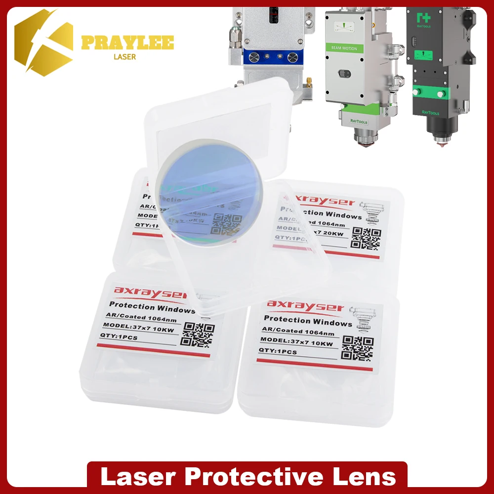 10pcs Laser Protective Lens 18x2 27.9x4.1 37x7 Full Size Protection Windows for Raytools Precitec Bodor Fiber Laser Cutting Head
10pcs Laser Protective Lens 18x2 27.9x4.1 37x7 Full Size Protection Windows for Raytools Precitec Bodor Fiber Laser Cutting Head