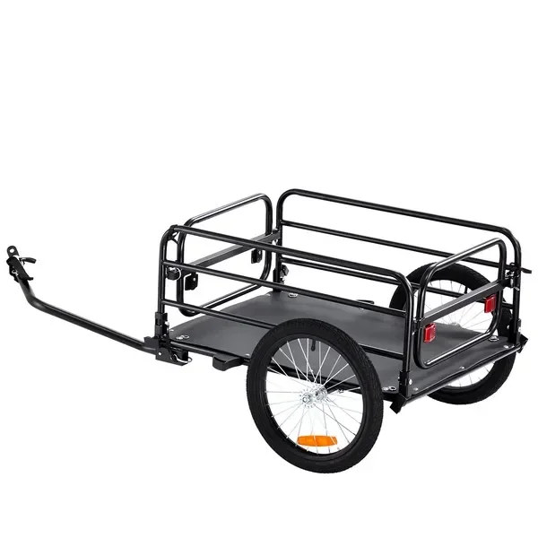 Bike Cargo Trailer, 160 lbs Load Capacity, Heavy-Duty Bicycle Wagon Cart, Foldable Compact Storage
Bike Cargo Trailer, 160 lbs Load Capacity, Heavy-Duty Bicycle Wagon Cart, Foldable Compact Storage