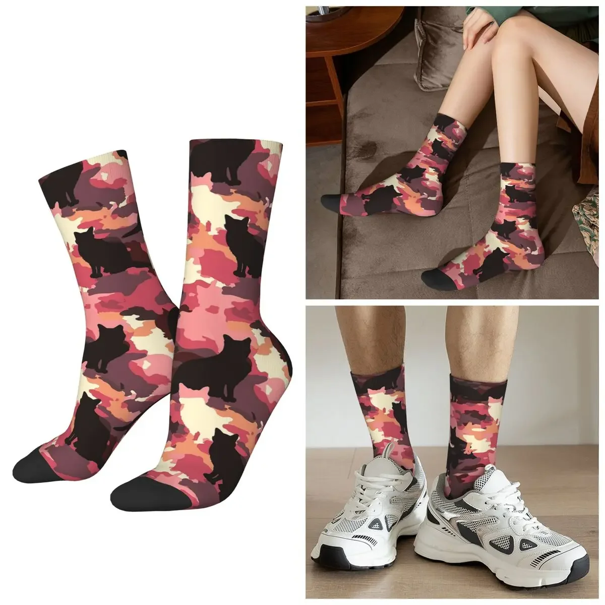 All Seasons Cat Camouflage Socks Harajuku Crew Socks Super Soft Stockings for Men Women Valentine's Day Gifts
All Seasons Cat Camouflage Socks Harajuku Crew Socks Super Soft Stockings for Men Women Valentine's Day Gifts