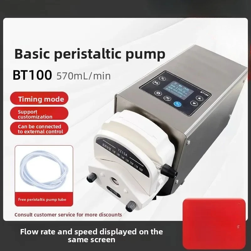 Peristaltic pump BT100 laboratory precision peristaltic pump large flow type constant flow pump
Peristaltic pump BT100 laboratory precision peristaltic pump large flow type constant flow pump