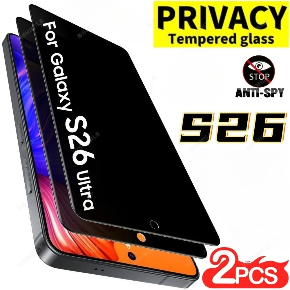 2Pcs Anti Spy Screen Protector for Samsung Galaxy S26 S25 S24 Ultra S23 S22 S21 Plus S25 S24 S23 FE 9H Hardness Tempered Glass
2Pcs Anti Spy Screen Protector for Samsung Galaxy S26 S25 S24 Ultra S23 S22 S21 Plus S25 S24 S23 FE 9H Hardness Tempered Glass