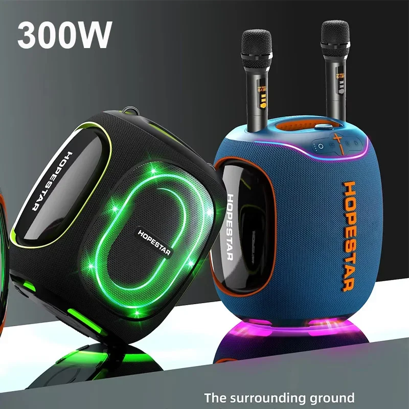 Pop HOPESTAR Partybox 600 Portable Karaoke Wireless 5.0 Speaker 300W Heavy Bass HIFI Stereo Sound IPX2 Battery RGB LED Lighting
Pop HOPESTAR Partybox 600 Portable Karaoke Wireless 5.0 Speaker 300W Heavy Bass HIFI Stereo Sound IPX2 Battery RGB LED Lighting
