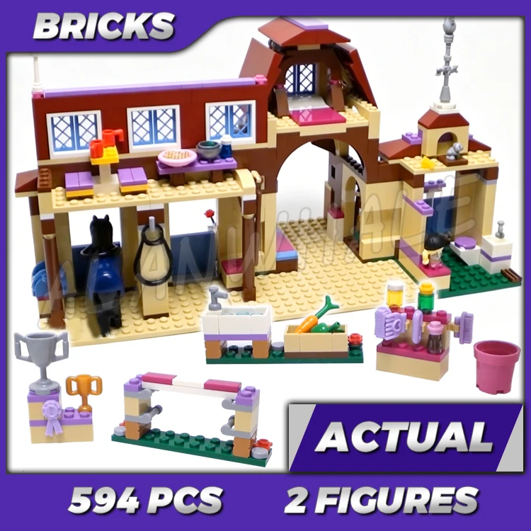 594pcs Friends Heartlake Riding Club Horse Stables Rotating Exerciser 10562 Building Kits sets Compatible with Bricks
594pcs Friends Heartlake Riding Club Horse Stables Rotating Exerciser 10562 Building Kits sets Compatible with Bricks