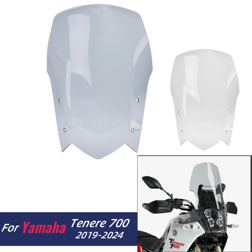 For Yamaha Tenere 700 2019-2024 2023 Windshield Windscreen Tenere700 XT700Z Air Wind Deflectors Motorcycle Front Screen Shield
For Yamaha Tenere 700 2019-2024 2023 Windshield Windscreen Tenere700 XT700Z Air Wind Deflectors Motorcycle Front Screen Shield