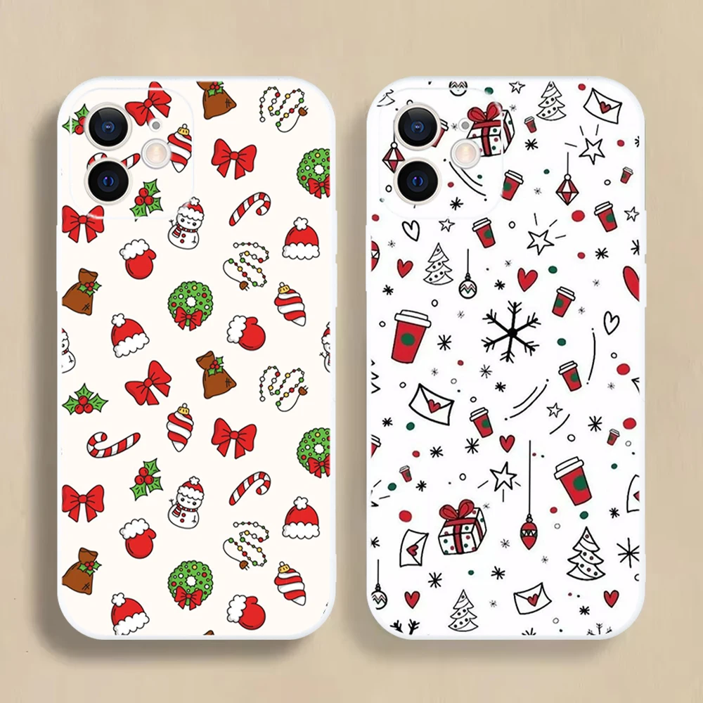 Cartoon Merry Christmas Phone Case For iPhone 16 15 14 13 12 11 Pro Max Mini X XS SE 7 Plus 16E Shockproof Non-Slip Cover Fundas
Cartoon Merry Christmas Phone Case For iPhone 16 15 14 13 12 11 Pro Max Mini X XS SE 7 Plus 16E Shockproof Non-Slip Cover Fundas