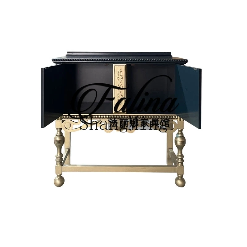 HJ new retro style solid wood porch cabinet carved living room decoration against the wall light luxury storage display cabinet
HJ new retro style solid wood porch cabinet carved living room decoration against the wall light luxury storage display cabinet
