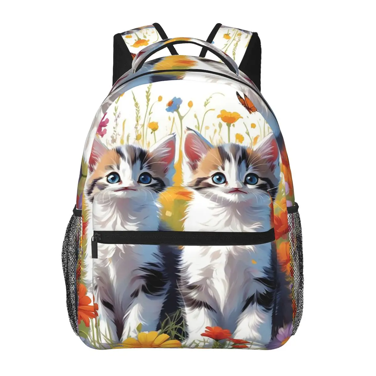 Theme Of Cute Kittens Butterflies And Flowers Student Backpack School Bag Hiking Travel Daypack for Unisex Bookbag Shoulder Bags
Theme Of Cute Kittens Butterflies And Flowers Student Backpack School Bag Hiking Travel Daypack for Unisex Bookbag Shoulder Bags