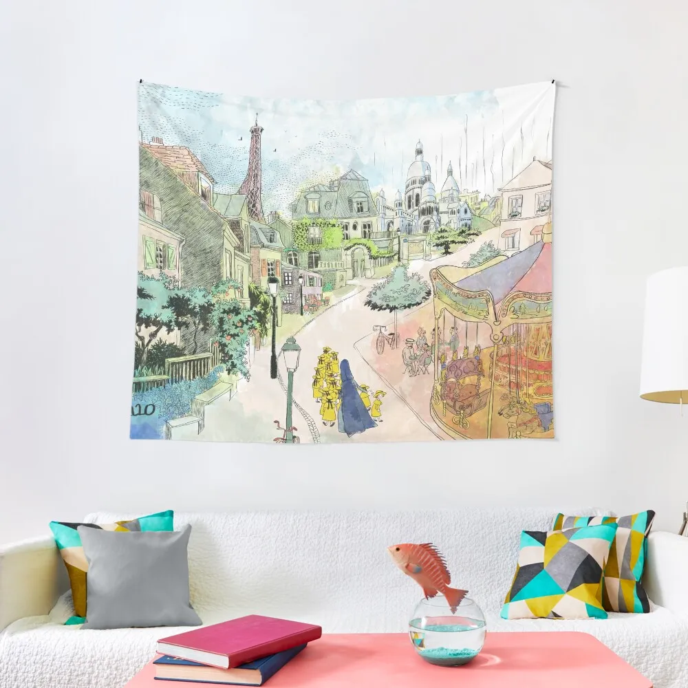 Madeline Paris Street Watercolor Tapestry Room Decore Aesthetic Wall Deco Wallpapers Home Decor Mushroom Tapestry
Madeline Paris Street Watercolor Tapestry Room Decore Aesthetic Wall Deco Wallpapers Home Decor Mushroom Tapestry