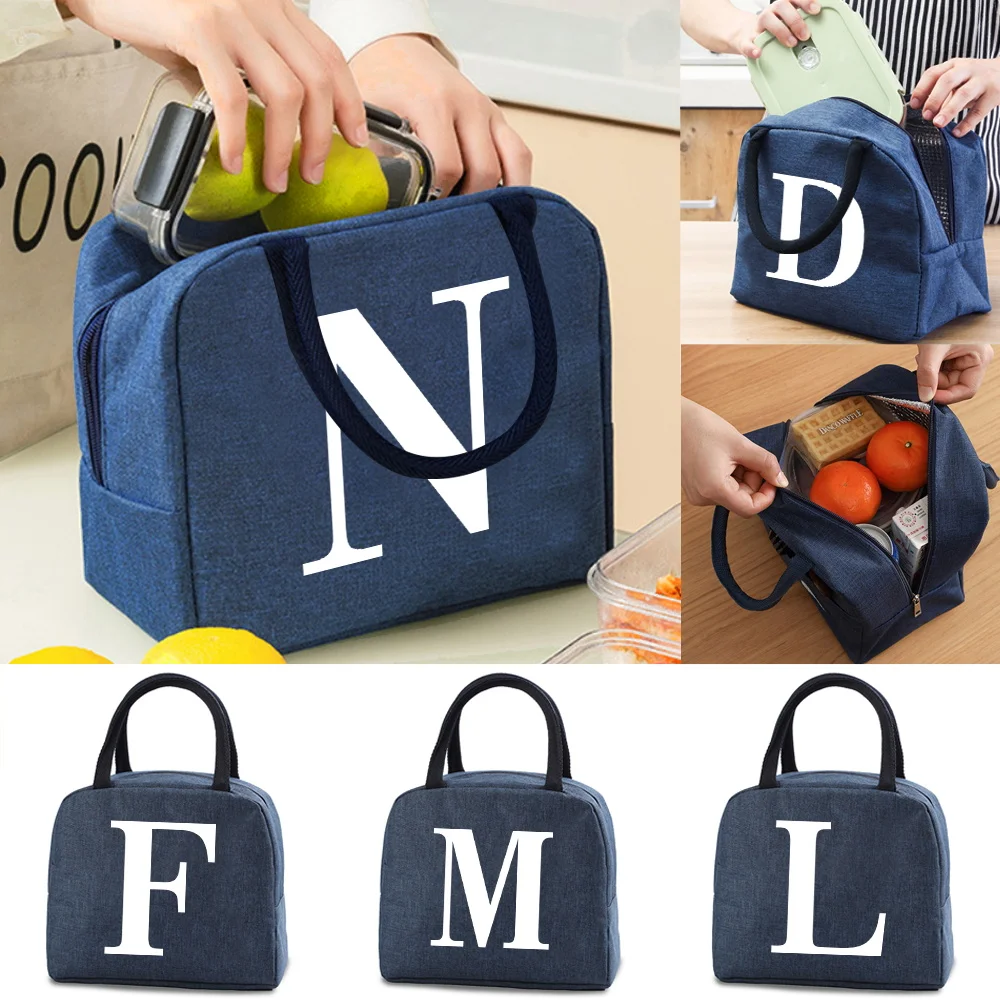 Lunch Bags Women Travel Insulated Cooler Lunch Bag Work Food Thermal Lunch Box White Letter Print Storage Handbag Canvas Packet
Lunch Bags Women Travel Insulated Cooler Lunch Bag Work Food Thermal Lunch Box White Letter Print Storage Handbag Canvas Packet